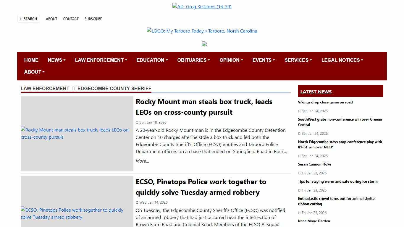 Edgecombe County Sheriff